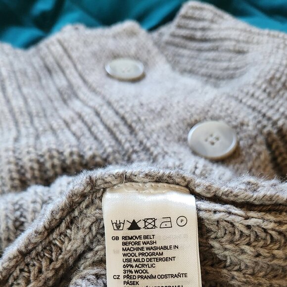 H&M, short-sleeve wool/acrylic cardigan - Picture 6 of 7